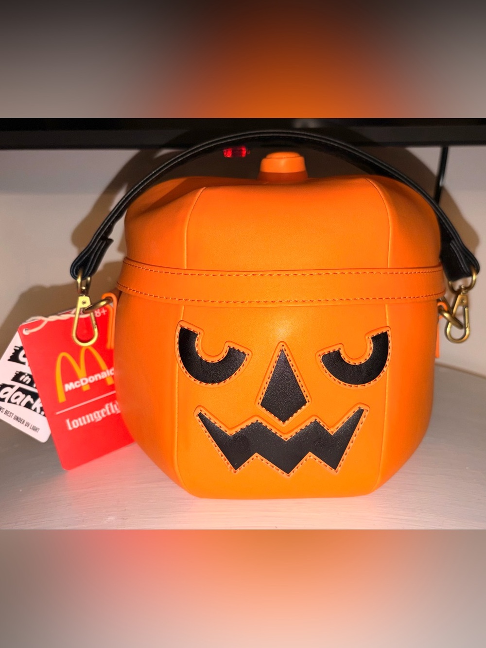 NWT Loungefly Boo Bucket McDonald’s Pumpkin Halloween 🎃 Bag